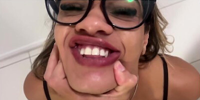 I Got A Hard-on Watching My Friend In Clothes Making Coffee And I Made Her Suck Hot