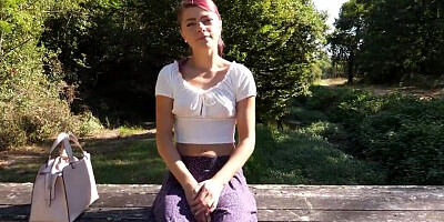 Tight babe with natural tits enjoying that doggystyle