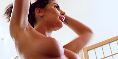 Two hot bitches are oiled up and they are fucking really hard