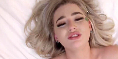 Man celebrates St. Patrick's Day by fucking busty blonde