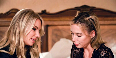 Attractive Rachael Cavalli and Lily Larimar - lingerie smut - Mommy's Girl