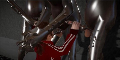 Claire Redfield In Fucked In An Orgy Of Mutated Monsters