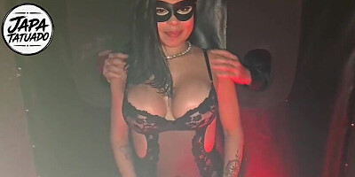 I went to the Hotwife Soiree at the Opiumn Bar swingers pub with the super-naughty teen and she was providing it up to everyone in the glory fuck-hole booth RED1.