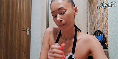 Housekeeper Ass From Asia Bursting At The Seams And Cum Erupts From Her Asshole