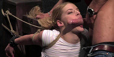 Bound teen gang banged in public