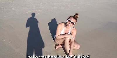 Beach Stranger Roleplay Deepthroat Redhead Milf Part 1