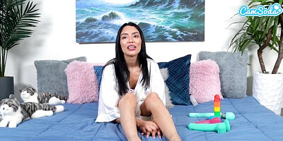 Escort's dildo scene