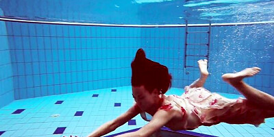 Young (18+) smut with striking Martina from Underwater Show