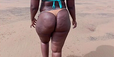 I Rewarded The Local Guy With A Quickie At A Public Beach In Africa