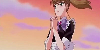 Japanese Anime Maid Caught Masturbating