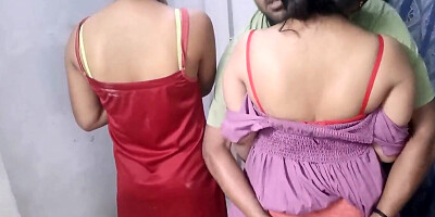 Petite and curvy Indian babes strip down for playful teasing