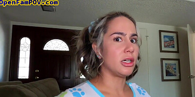 Stepdaughter enjoys fucking in POV with nasty stepfather