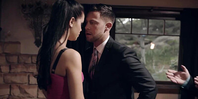 Businessmen want to watch her in action