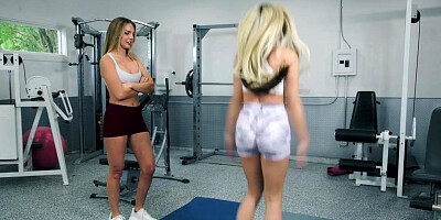 Training my lesbian client not to cum so fast