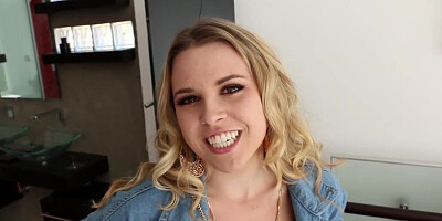 New Babe Aubrey Takes Cock to Make the Cut