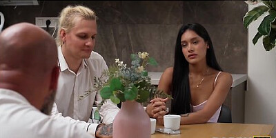 In A Young Latinas Pussy Is The Best Gift For Daddy