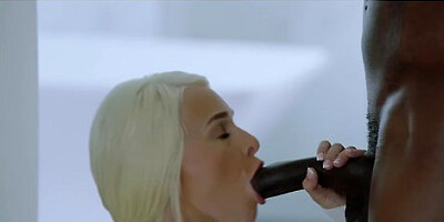 Blonde Teen First Experience With Dominant Black Stud
