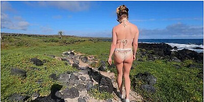 Adventurous Amateur Couple Dares To Have Sex On A Public Beach