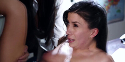 Natalie and Victors Detention Sex