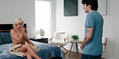 Stepmom Fucks Stepson to Keep Secret