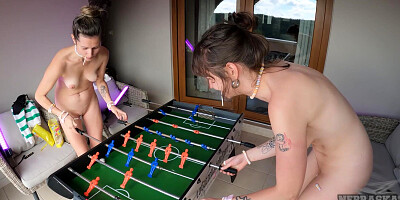 Naked Foosball & Candy Jewelry Fun