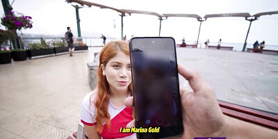 Steamy Marina Gold and Marina at pink pussy porn