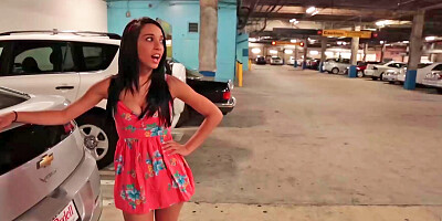 Mia Hurley is doing a sexy tour of Hollywood for us