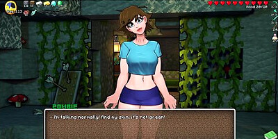 Hornycraft 0.3 Update Zombie Girl Becomes Human 2 New Endings Minecraft Parody Sex Game