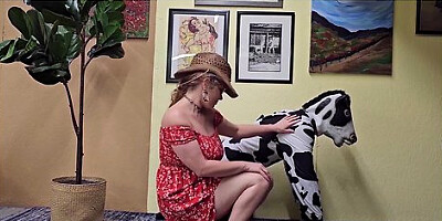 Farm Fetish Milkmaid Makes Husband Dress Like Cow And Milks Big Cock Like Udder Furry Porn Role Play