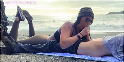 Beach Blowjob During Sunset