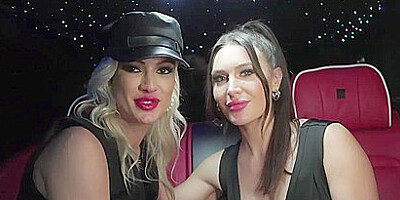 Luxurious Baddies And Share Huge Cock Poolside With Ella Reese, Cherry Kiss And Danny Mountain