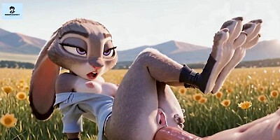 Animated Furry Judy Hopps Zootopia Anal Foot Fetish