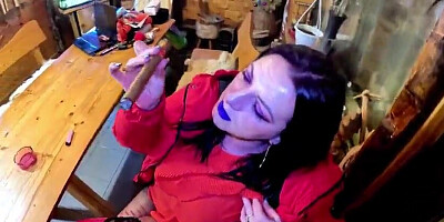 Cigar Suck off and Torned Stockings - Fuckbox Rubdown and Jism on My Downjacket preview