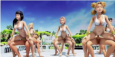 Call On Me, Naruto Group Sex