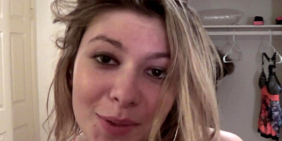 Slutty girlfriend is alway ready to suck dick and get cum on face