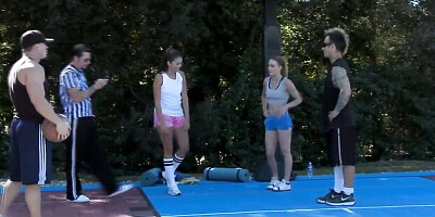 Dainty Allie Haze and Kirra Lynne at doggystyle movie