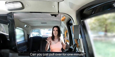 Fake-boobed brunette Shay Sights screwed by pretty big boner