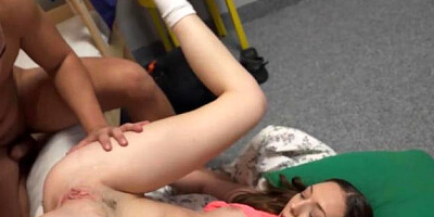 FakeHostel: Athletic european amateur helps with POV blowjobs