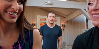 BABES - Busty Milfs Lexi Luna & Dee Williams Sharing Dick In Threesome