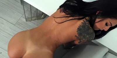 Stranded Teens - Tattooed Gina Valentina enjoys plowing hard