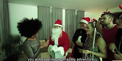Junoesque Ricky Rascal and Selva Lapiedra's christmas video