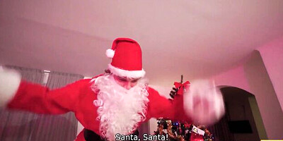 Junoesque Ricky Rascal and Selva Lapiedra's christmas video