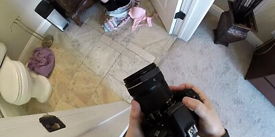 Unapproachable Brett Rossi's bathroom video