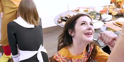 Compilation of sexy MILFs having sex for Thanksgiving