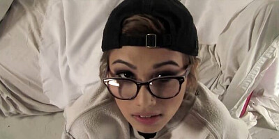 Blowjob movie with amative Aubrey Luna from Pornstar Platinum