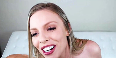 Alluring blonde MILF Britney Amber in a solo performance