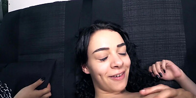 Small tits slutty teen has an intimate episode on a bang bus