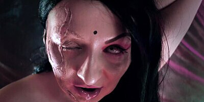 Pussy fuck - pink pretty wet vagina play - dildo fucking solo masturbation video (Arya Grander)