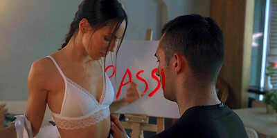 Sounds and visions in an art themed porn vid