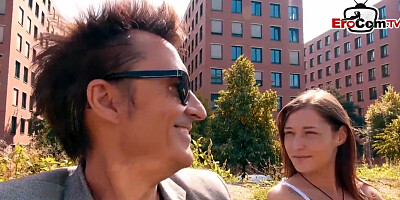 Older pickup artist from Germany fucks foreign girl